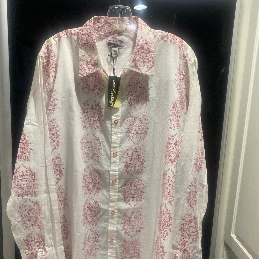 Rare Vintage Printed Shirt Sz  XL